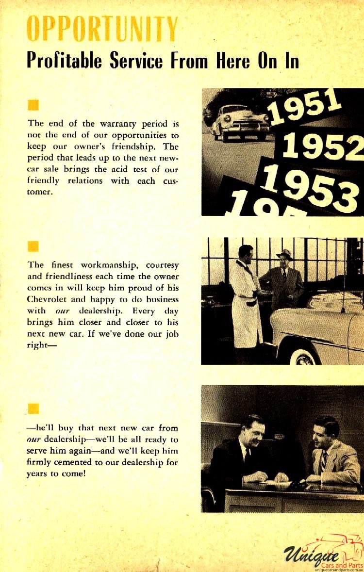 1951 Chevrolet Opportunity Unlimited Brochure Page 6